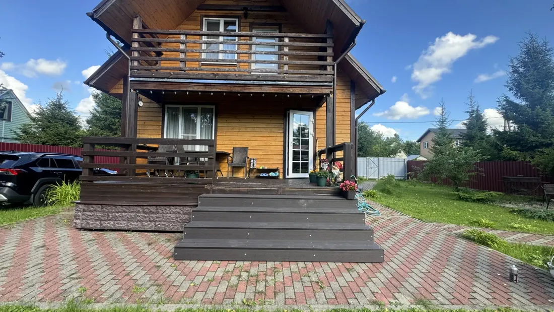Новое крыльцо после замены