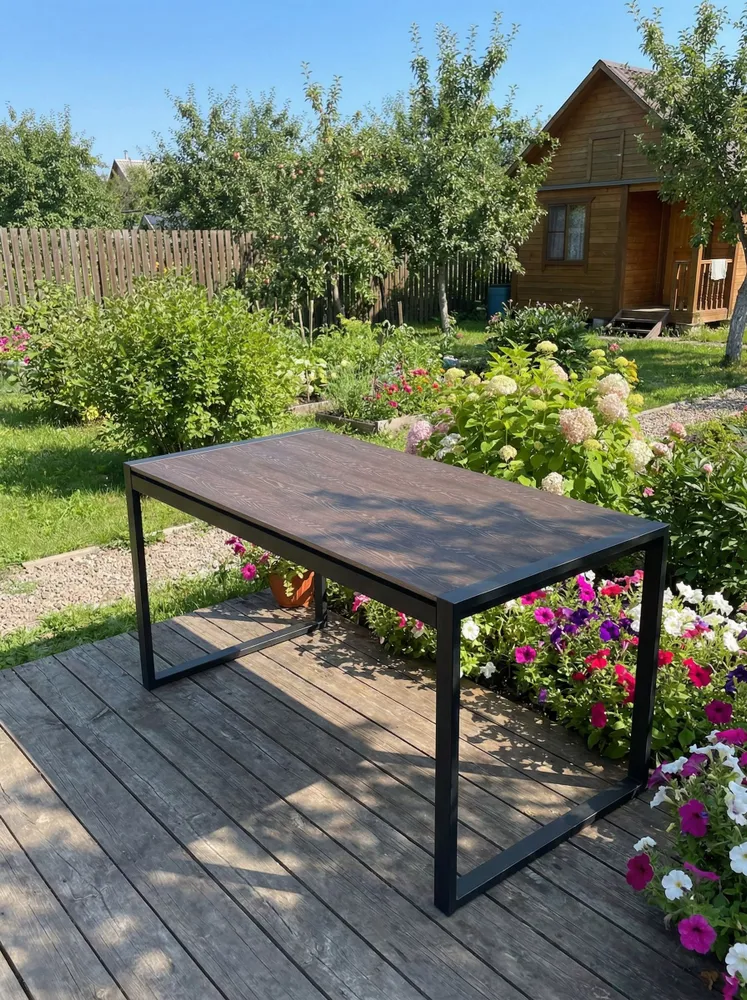 Стол садовый металлический, для дачи Соната 1500х730Х780