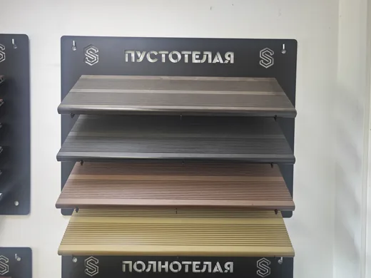 Фактура доски Пустотелая